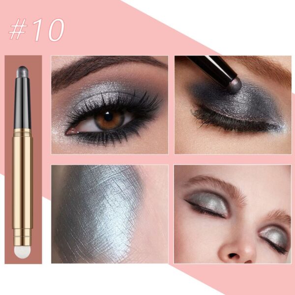 Sombra de olho Builtty Maquiagem-Matte Glitter Eyeshadow Palette Stick, preto, verde escuro, rosa, vermelho, azul,  Nude - Image 18