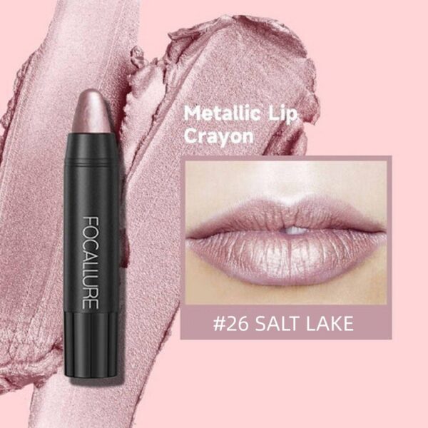 Batom Mate impermeável, Focallure, batom de longa duração, Shimmer Metal, hidratante, maquiagem de lábios, cosméticos, 31 cores - Image 22