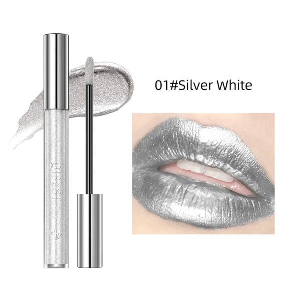 Batom brilho labial diamante perolado, batom líquido hidratante, impermeável, beleza, sexy, 18 cores - Image 11