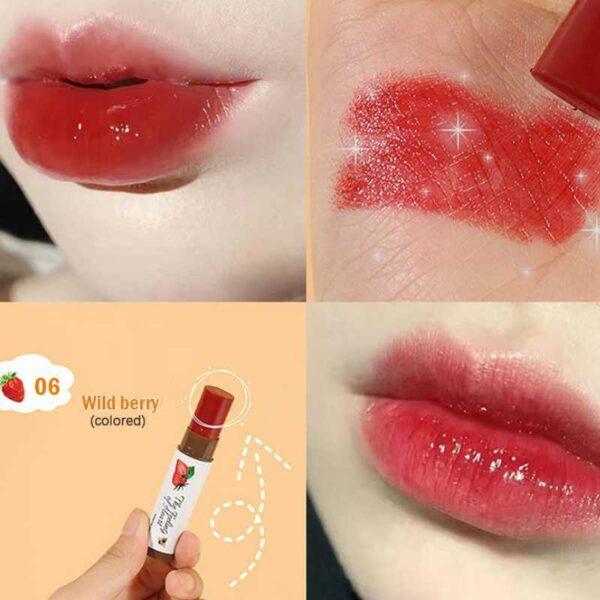 Batom Frutado Hidratante Lip Gloss, Nutrição Natural, Mudança De Temperatura Cor, Maquiagem, Cosméticos, Cuidados Com A Pele - Image 5