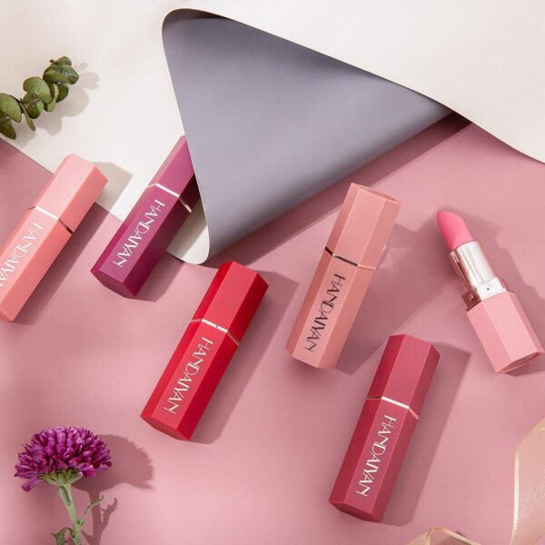 Batom Matte HANDAIYAN 6 Cores, Lip Gloss LippenstiftTinted Bálsamo 24 Horas Impermeável. - Image 7