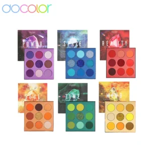 Paleta de sombra Docolor-gemstone, paleta de maquiagem glitter profissional, pigmento duradouro, cosméticos, 54 cores