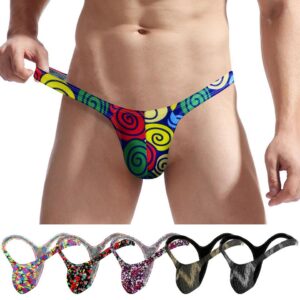 Cuecas / Tanga masculina LGBTQ, de corda, erótica, mini biquíni, cuecas de homens gays, calcinha, roupa íntima, lingerie sexy