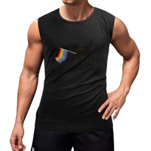 Camisetas masculina regata LGBTQ - T-Shirt.