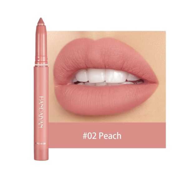 Batom/Caneta, lipstick, Nude Pink Matte, Brilho labial monocromático, impermeável, batom de longa duração, lápis de lábios maquiagem, 12 cores - Image 15