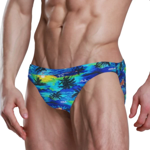Sungas masculina, roupa interior, sexy, calções de banho de praia de esportes de palmeira - Image 5