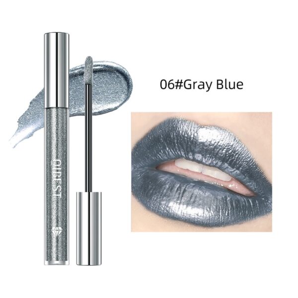 Batom brilho labial diamante perolado, batom líquido hidratante, impermeável, beleza, sexy, 18 cores - Image 36