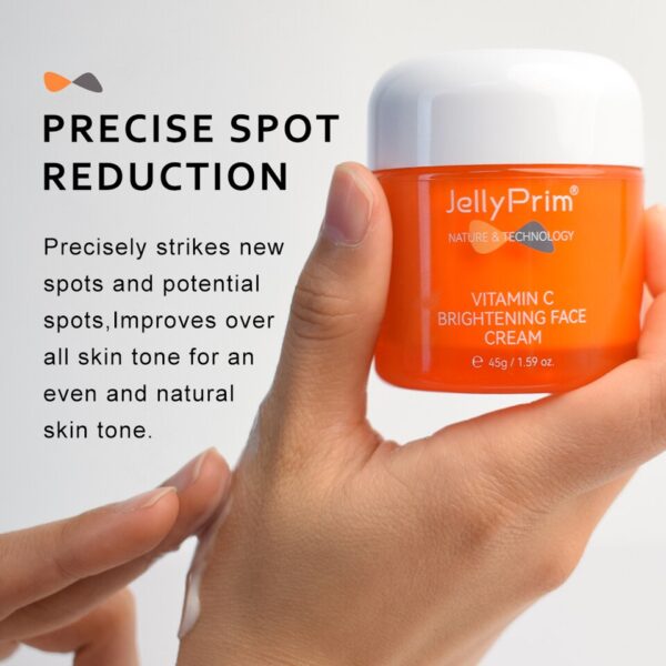 Creme facial removedor de mancha escura, Vitamina C, Clareamento, Produtos De Cuidados Com A Pele Para Rosto VC Clareamento Pele Preta Acne Mark Melanina - Image 7