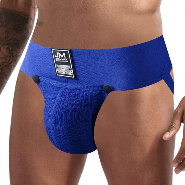 Cuecas masculina LGBTQ Jockstrap, respirável, JOCKMAIL, roupa interior sexy, bolsa de pênis removível, cuecas, tangas, cordas G, gay - Image 8