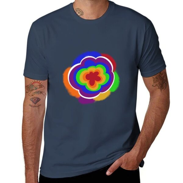 Camisetas masculina LGBTQ manga curta, flor do orgulho, camisas de gato - Image 15