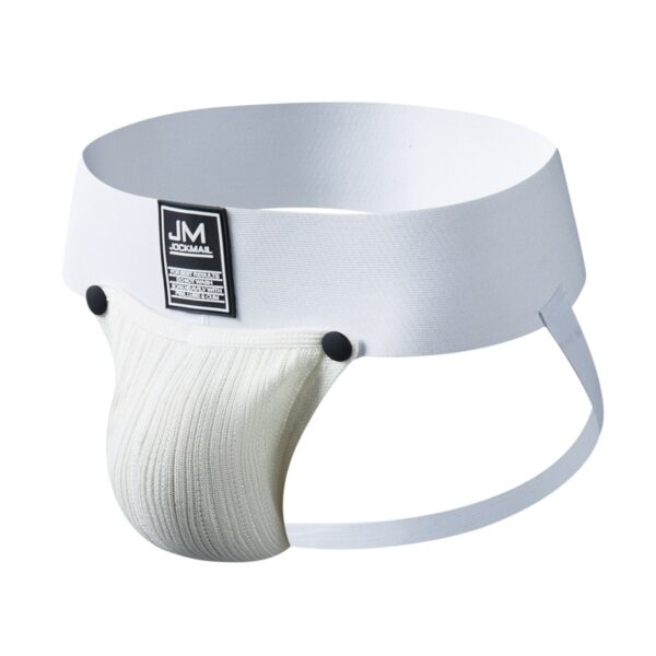 Cuecas masculina LGBTQ Jockstrap, respirável, JOCKMAIL, roupa interior sexy, bolsa de pênis removível, cuecas, tangas, cordas G, gay - Image 4