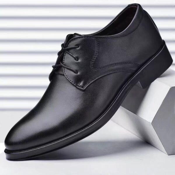 Sapatos de couro masculino Oxford de laca, sapatos luxuosos, sapatos de dedo apontado, sapatos clássicos Derby, tamanho 38-48 - Image 15