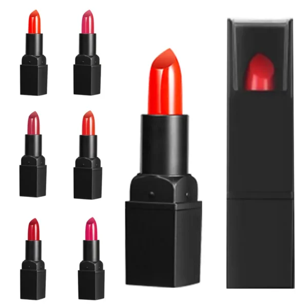 Batom a prova d água, Waterproof Nude Matte Lipsticks, Long Lasting Lip Stick, não desbota, Sexy vermelho, rosa, Velvet Lipsticks, 6 cores