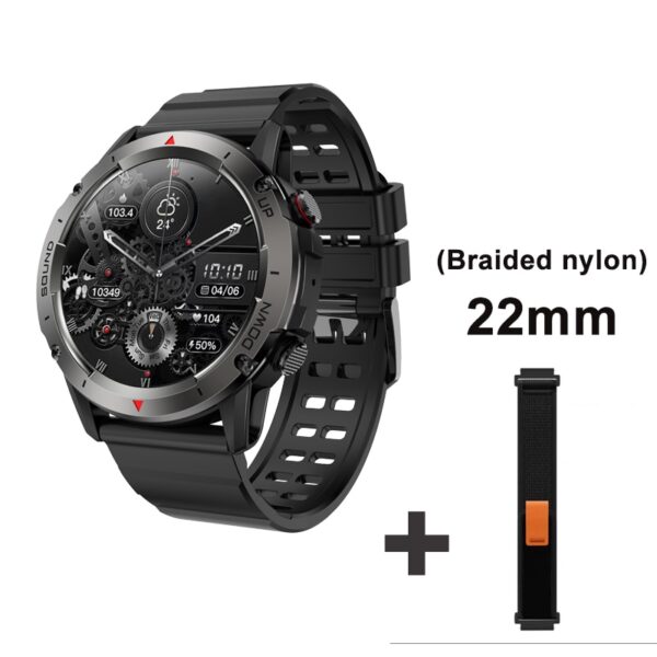 Relógios de pulso inteligente, Xiaomi-NX9, Chamada Bluetooth, Detecção de Saúde 24h, IP68 À Prova D 'Água, 400mAh, AI Voice Assistant, Smartwatch Militar - Image 8