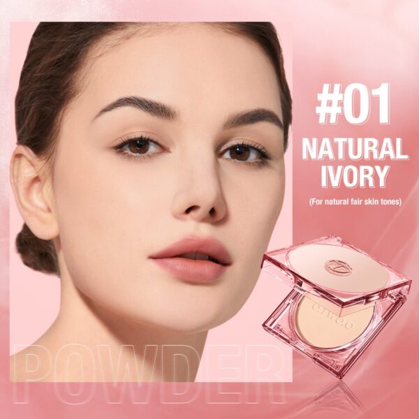 Pó facial, O.TW O.O- Controle de Óleo, Duradouro, Impermeável, Matte, Maquiagem de Rosto, Cosmético Compacto, SPF 30, PA +++, 24 Horas - Image 8