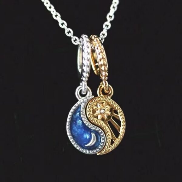 Anéis feminino ( Conjunto ), Celestial-Sol e Lua, 925 Sterling Silver, Real Certified, Jóias Finas Originais, Hoops Gift, Frete - Image 4