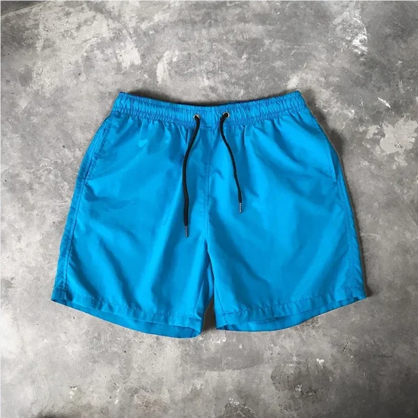 Shorts masculino impermeáveis, calção de praia, esportes de corrida, calça curta casual fitness, verão, 2023 - Image 11