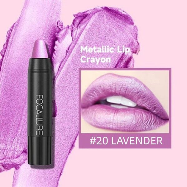 Batom Mate impermeável, Focallure, batom de longa duração, Shimmer Metal, hidratante, maquiagem de lábios, cosméticos, 31 cores - Image 28