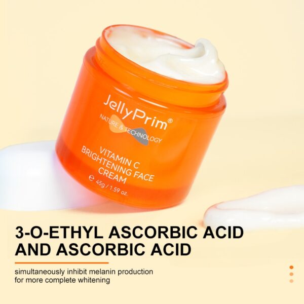 Creme facial removedor de mancha escura, Vitamina C, Clareamento, Produtos De Cuidados Com A Pele Para Rosto VC Clareamento Pele Preta Acne Mark Melanina - Image 6
