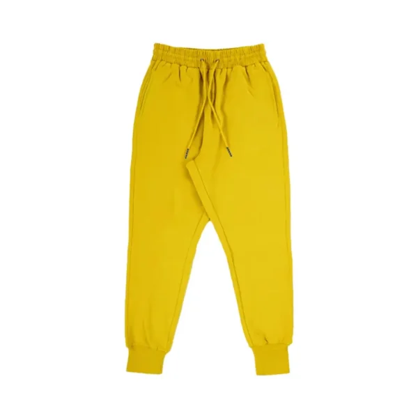 Calças e blusa (conjunto) masculino em Moletom monocromático , cintura com cordões, calça jogger justa, calça de ginástica de corrida, lazer, primavera, outono, novo - Image 12