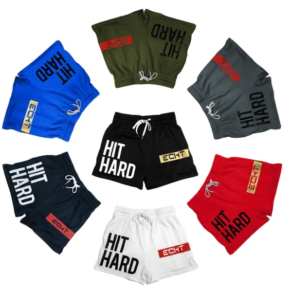 Shorts masculino de ginástica, XISHA, calções de corrida desportivos, respiráveis, macios, tênis, treino, roupa desportiva, calças curtas de malha masculina, ioga, basquetebol - Image 5