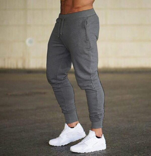 Calças masculina de algodão fina respirável, casual, de boca de feixe, esportes de treino de corrida, musculação, novo 2023 - Image 17