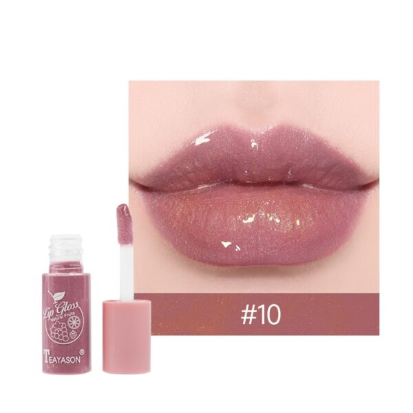 Batom impermeável lip gloss, mini, líquido, antiaderente, 24 horas de longa duração, batom fosco de veludo, maquiagem, 10 cores - Image 7