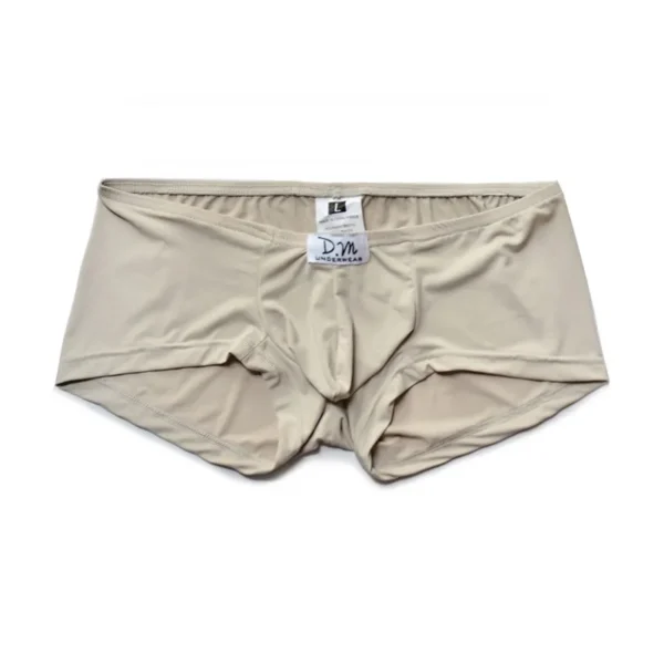 Cuecas masculinas de seda suave salzoncillos hombre baixo-rise boxers hombre cueca boxers - Image 2
