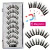 Cílios magnéticos, LEKOFO,  Natural Mink Eye Lashes, 5 Cílios Magnéticos, 4 Pares Ímãs, Faux Lashes Pinças, 8Pcs - Image 39