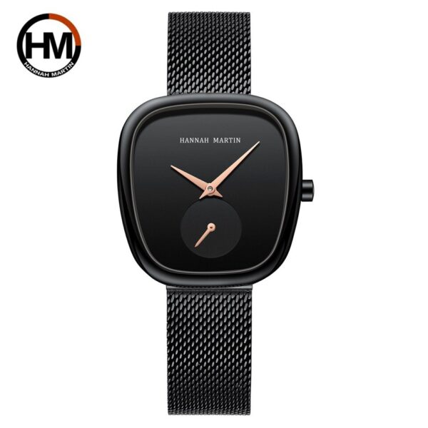 Relógio de pulso feminino 2023 nova chegada tonneau, design moda casual, pulseira simples elegante, senhoras, quartzo - Image 20