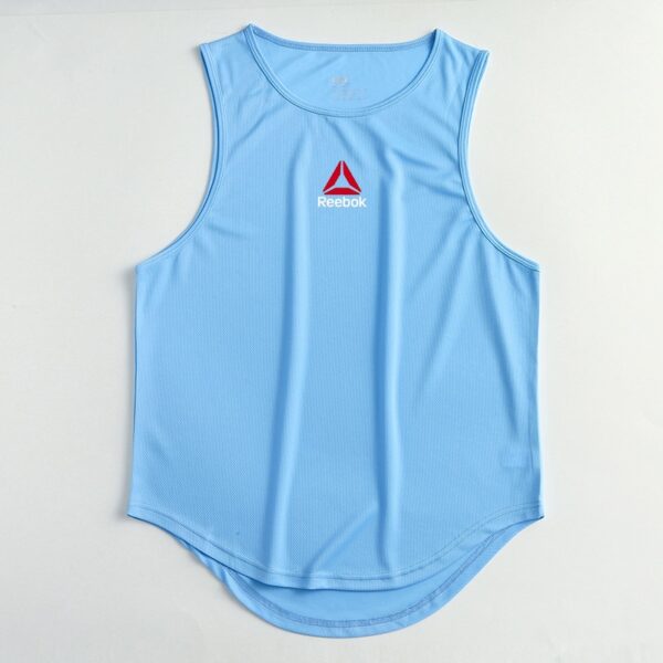 Camisetas masculina regata de ginástica sem mangas, treino, musculação, fitness, impressão de marca, roupas esportivas de praia, coletes musculares, novo, 2023 - Image 23