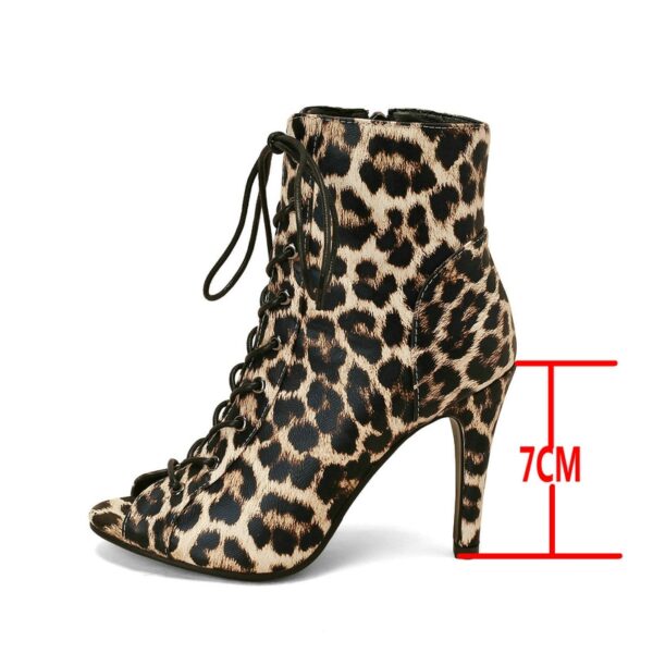 Sapatos feminino de Verão de Alta Qualidade, Sexy Salto Alto, Dedo Aberto, Zíper, Conforto Senhoras, Indoor Jazz, Dança, Nova Moda Nobre, 47 - Image 9