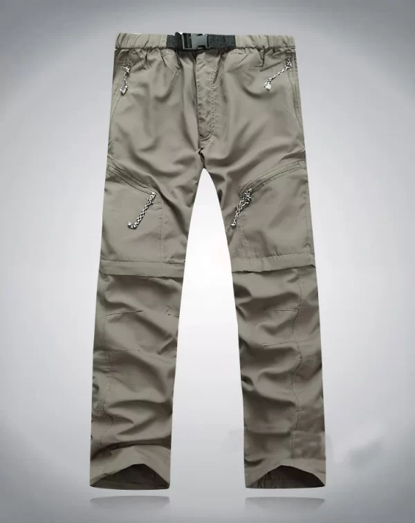 Calça de verão para homens, secagem rápida, calça tática ao ar livre removível, calças esportivas de caminhada, acampamento, calções - Image 10
