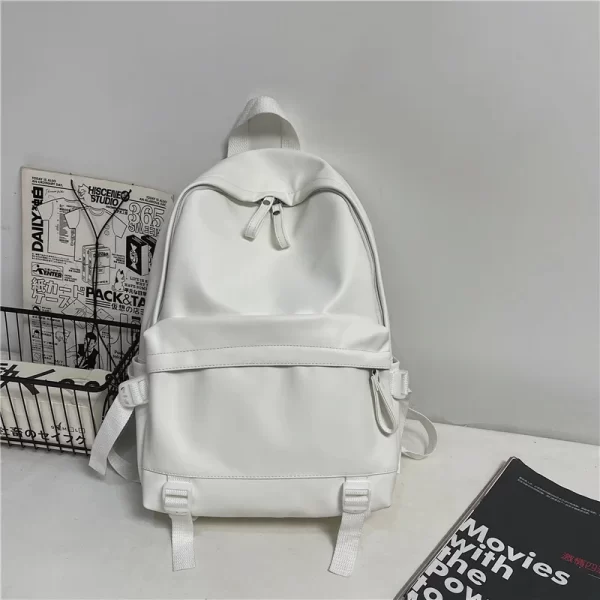 Mochila grande de couro das mulheres, mochilas de viagem, sacos de escola de ombro para meninas adolescentes - Image 9