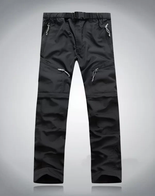 Calça de verão para homens, secagem rápida, calça tática ao ar livre removível, calças esportivas de caminhada, acampamento, calções - Image 7