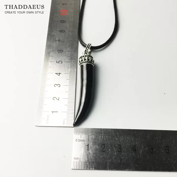 Colar unissex, Contas Colar Dente, Novo, Max Corda Moda Jóias, Estilo Europa, Rebelde Cruz Bijoux, Amigo - Image 2