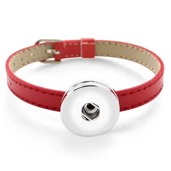 Pulseiras feminina de couro do plutônio, botão snap jóias para meninas feminino (ajuste 18mm 20mm snap) bt002. - Image 12
