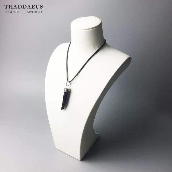 Colar unissex, Contas Colar Dente, Novo, Max Corda Moda Jóias, Estilo Europa, Rebelde Cruz Bijoux, Amigo - Image 4