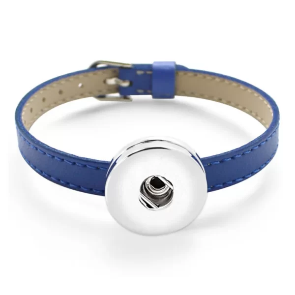 Pulseiras feminina de couro do plutônio, botão snap jóias para meninas feminino (ajuste 18mm 20mm snap) bt002. - Image 11