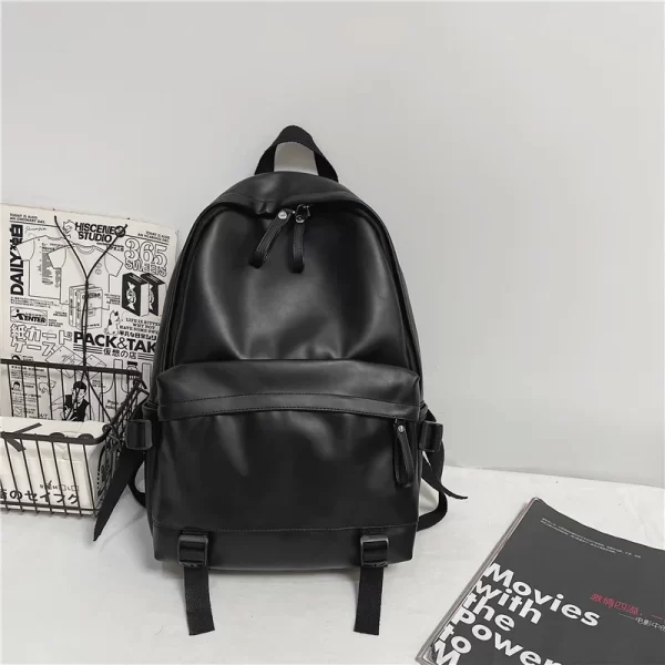 Mochila grande de couro das mulheres, mochilas de viagem, sacos de escola de ombro para meninas adolescentes - Image 8