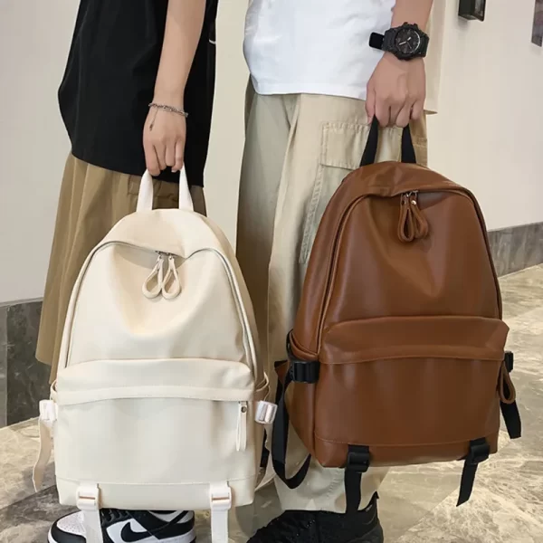 Mochila grande de couro das mulheres, mochilas de viagem, sacos de escola de ombro para meninas adolescentes