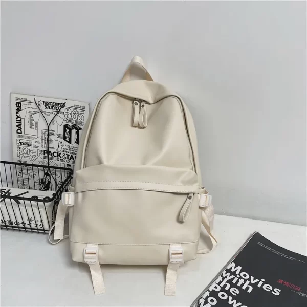 Mochila grande de couro das mulheres, mochilas de viagem, sacos de escola de ombro para meninas adolescentes - Image 7