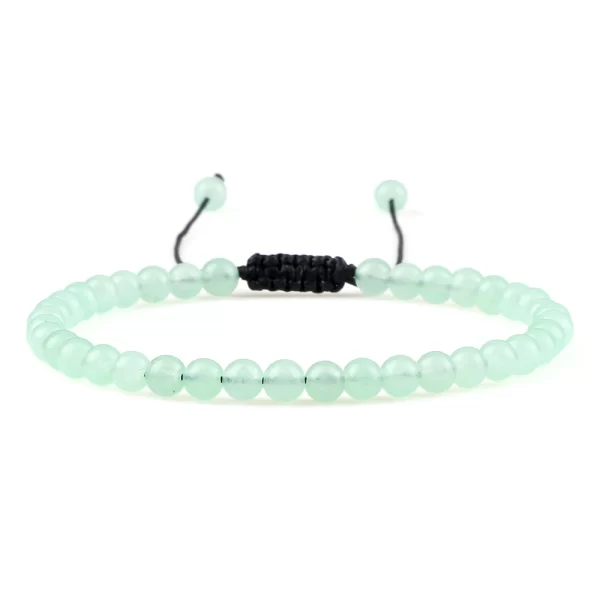 Pulseiras unissex mini pedra natural, ajustável 4mm contas de chakra pulseira mini pedra natural agats lava olho de tigre frisado. - Image 30