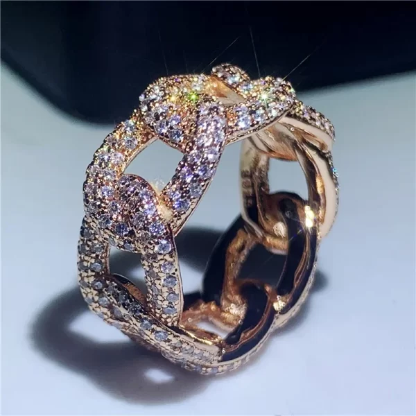 Anéis feminino de diamante feito à mão cz promessa real 925 prata esterlina noivado casamento anéis de banda gemstones festa jóias - Image 32