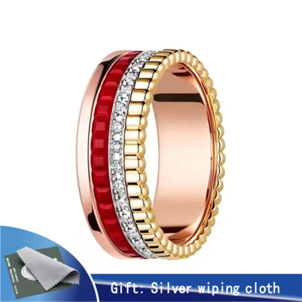 Anéis unissex 925 anel de prata esterlina, anel personalizado, anel rotativo, clássico e luxuoso, moda - Image 10