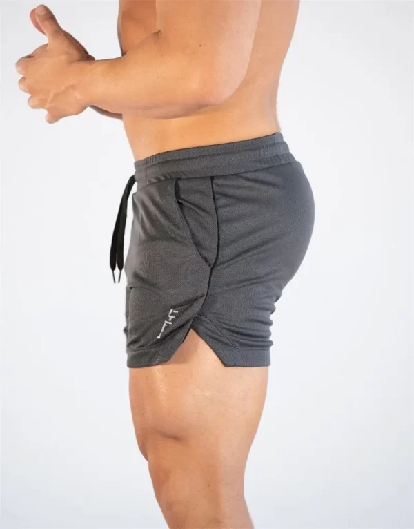 Shorts masculino de ginástica de secagem rápida, Roupa Fitness, Treino, Corrida, Esportes, Casual, Atletismo, Atletismo - Image 7