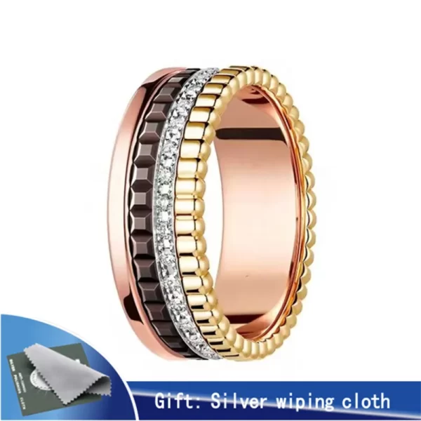 Anéis unissex 925 anel de prata esterlina, anel personalizado, anel rotativo, clássico e luxuoso, moda - Image 11