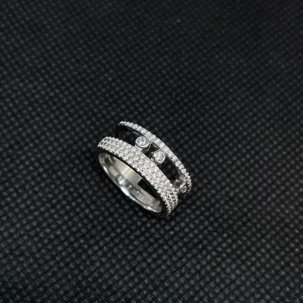 Anéis deslizantes de diamante feminino 925, série de joias francesas, série de joias francesas originais Westka - Image 6