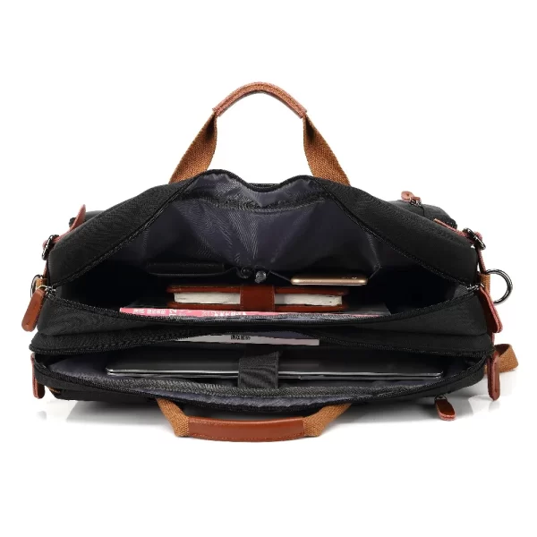 Mochila de ombro conversível multifuncional, mochila escolar, viagem de negócios, anti-roubo, 15.6 ", 17.3". - Image 6