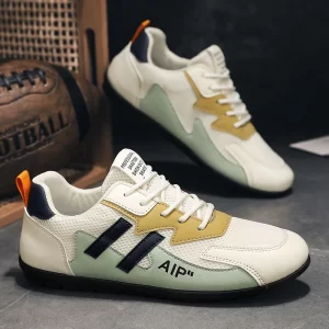 Sapatos masculinos de malha respirável, confortável e elegante, versátil ao ar livre, sapatos de caminhada casuais, novo